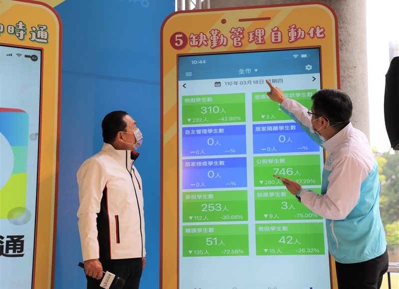 缺勤管理自動化，教育局即時掌握彙整全市學校缺勤報表