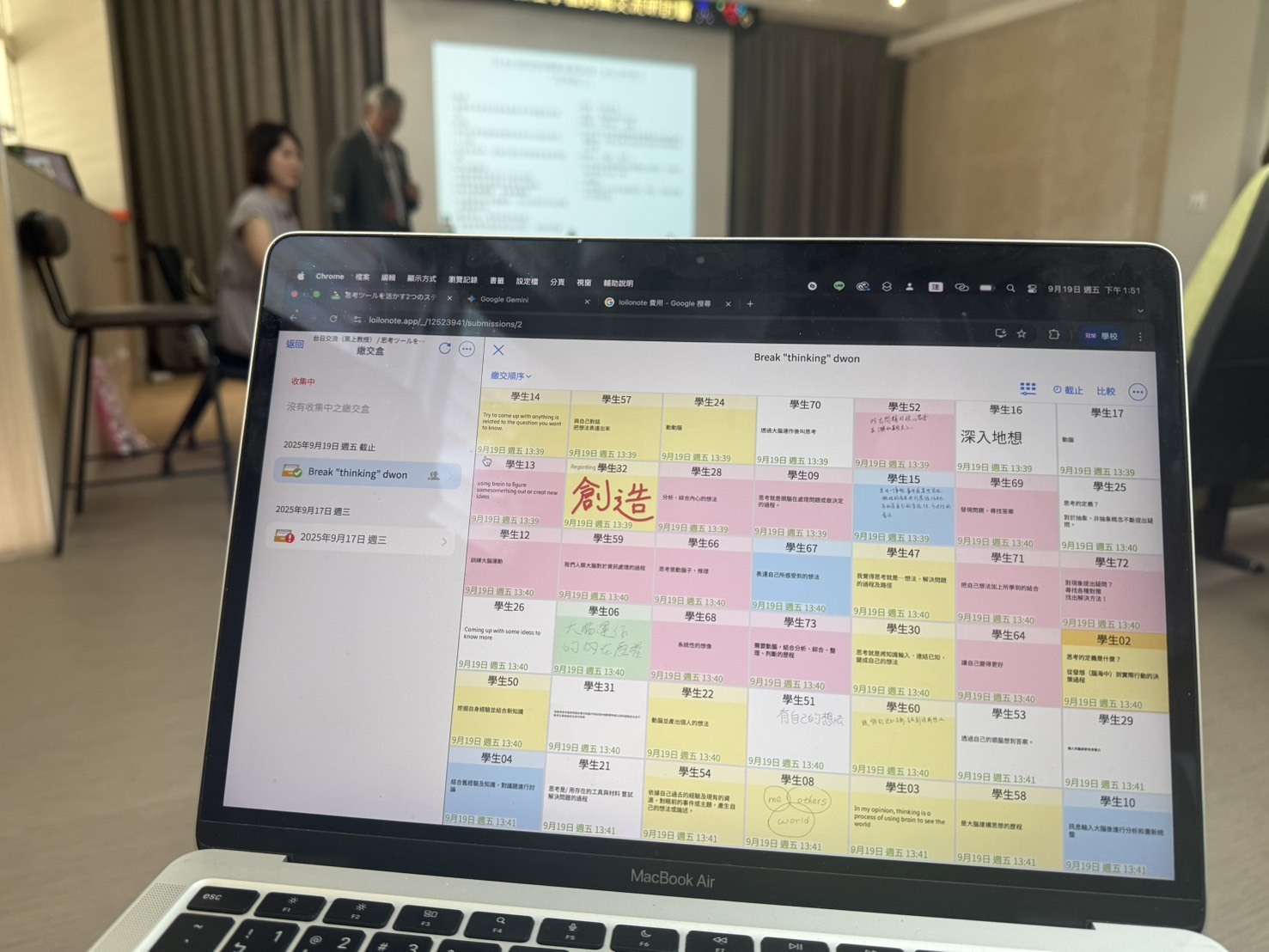 黑上教授帶來「思考力」工作方，透過即時雲端共編與視覺化呈現，打造深度思考與創造圖片