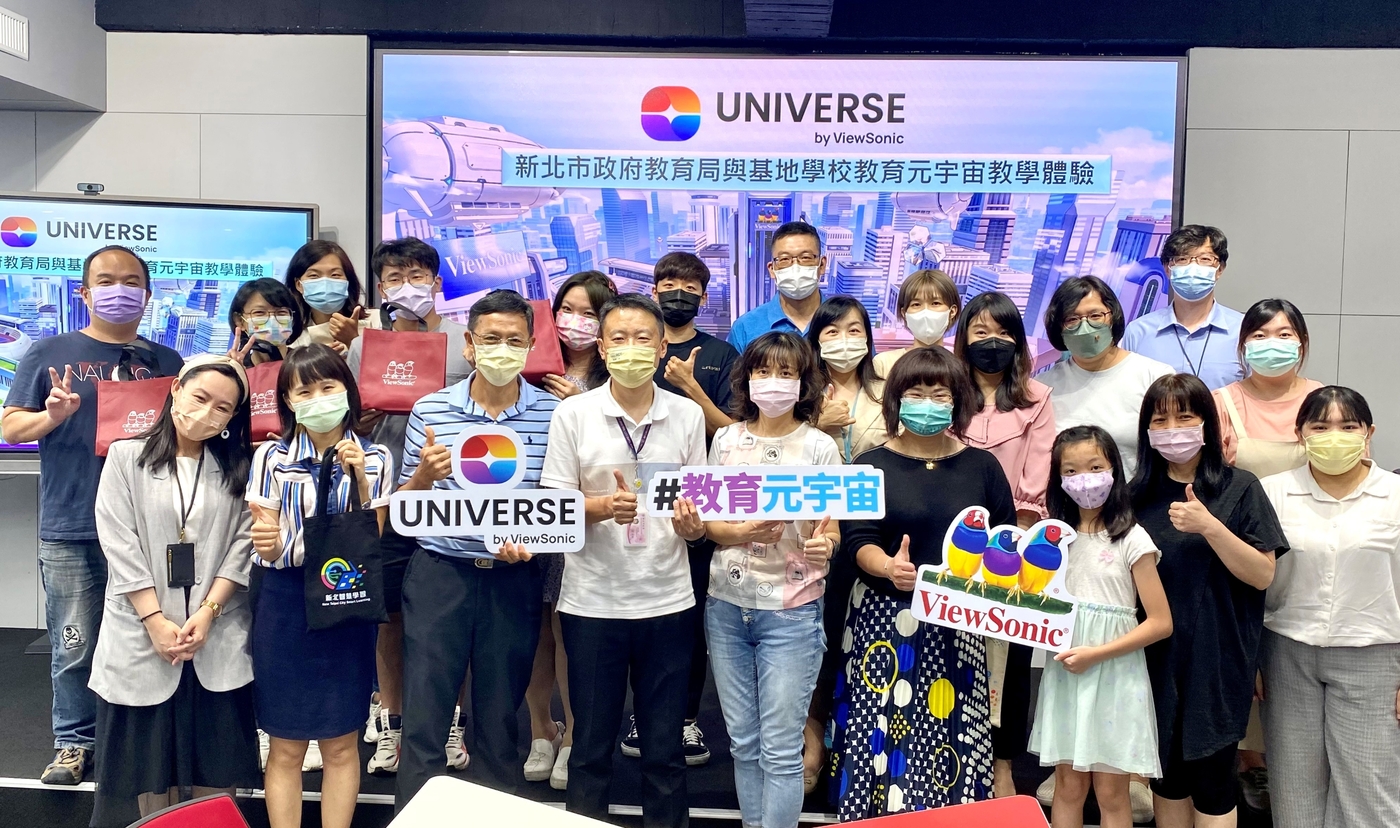 基地學校教師、ViewSonic團隊合影留念圖片