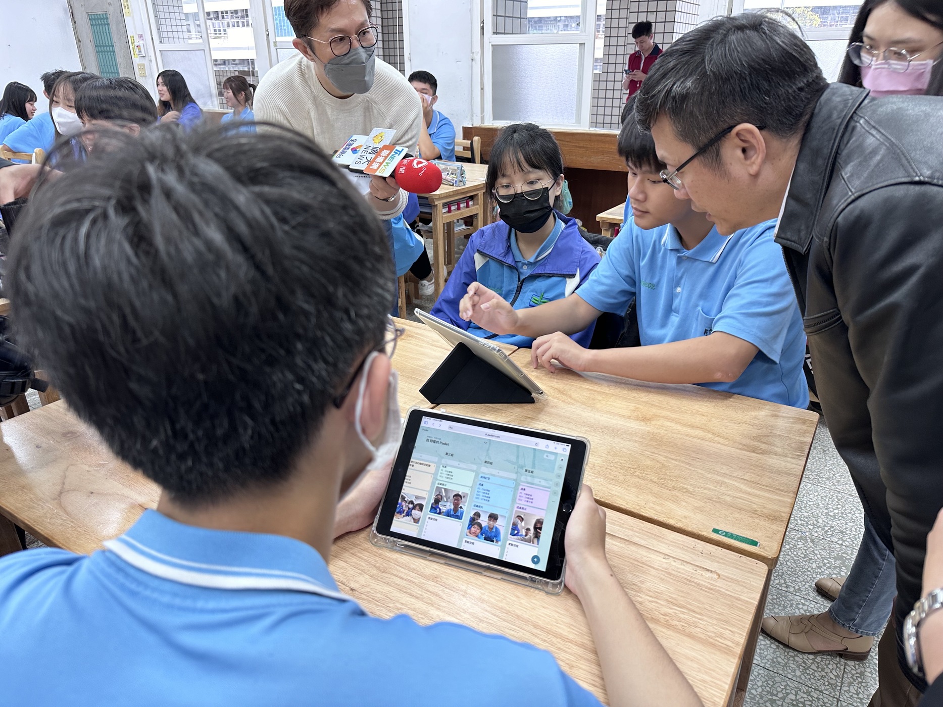 平板融入課堂教學圖片